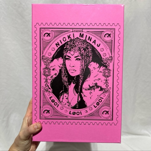 Nicki Minaj Loci The Pink Print White Fushia Purple Shoes New Womans Designer - Picture 12 of 12